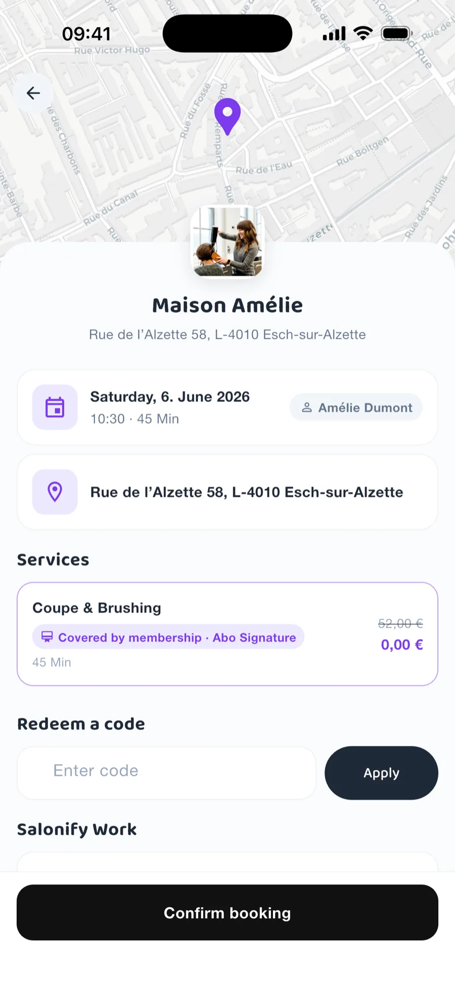 Paiement avec avantages abo